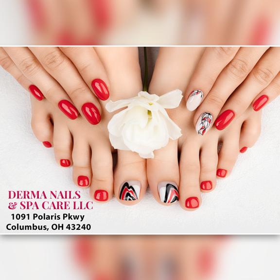 DERMA NAILS & SPA CARE LLC - #1 nail salon near me Polaris Columbus OH 43240